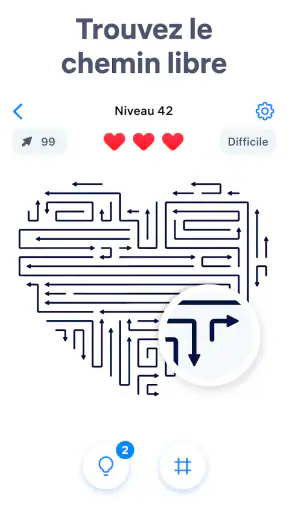 Arrow Puzzle: Jeu de réflexion screenshot 2