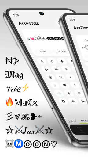 ArtFonts: Texte Élégant screenshot 1