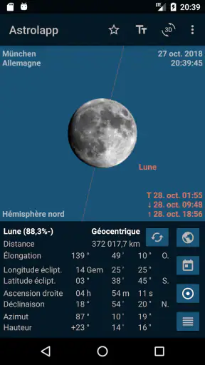 Astrolapp carte du ciel étoilé screenshot 6