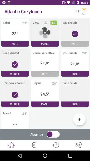 ATLANTIC COZYTOUCH screenshot 2
