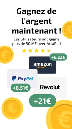 AttaPoll - Gagner de L'Argent screenshot 1