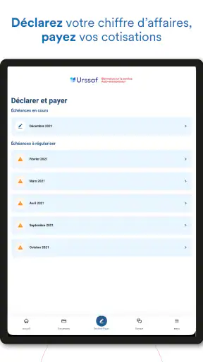 AutoEntrepreneur Urssaf screenshot 12