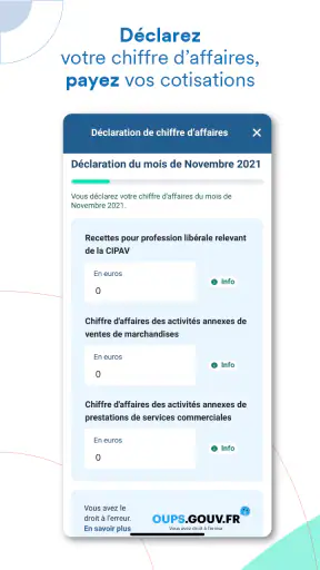 AutoEntrepreneur Urssaf screenshot 3