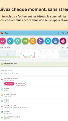 Baby Daybook - Suivi de Bébé screenshot 10