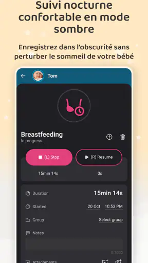 Baby Daybook - Suivi de Bébé screenshot 5