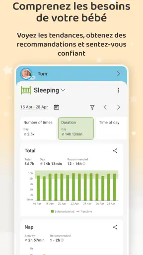 Baby Daybook - Suivi de Bébé screenshot 6
