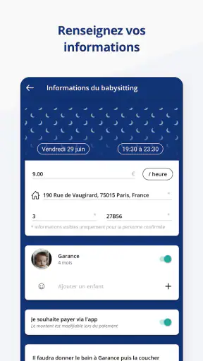 Babysittor screenshot 4