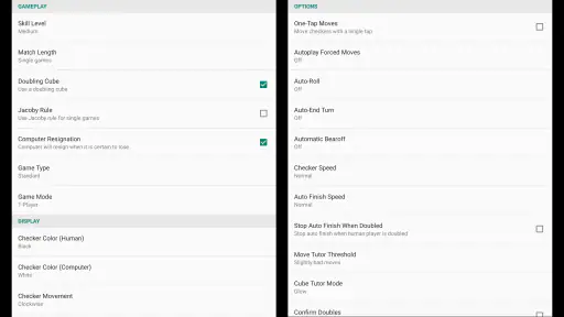 Backgammon NJ for Android screenshot 8
