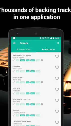 Backing tracks and tabs screenshot 2