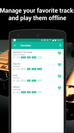 Backing tracks and tabs screenshot 3