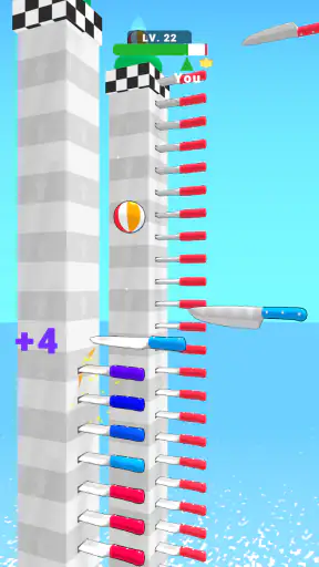 Ball Up: Knife Racing screenshot 3