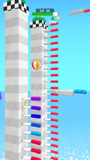 Ball Up: Knife Racing screenshot 7