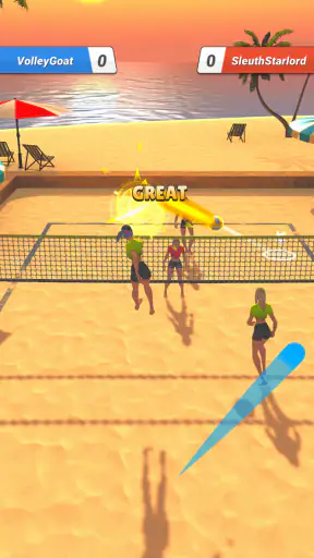 Beach Volley Clash screenshot 2