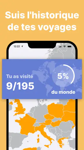 been: carte des pays visités screenshot 1