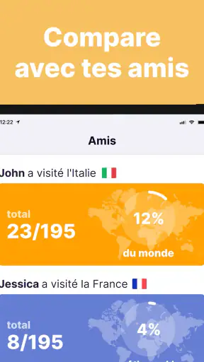 been: carte des pays visités screenshot 12