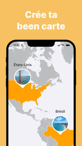 been: carte des pays visités screenshot 3