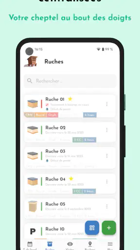 BeePerf - carnet de ruches screenshot 4