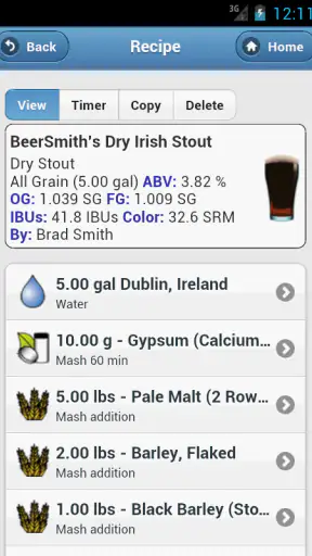 BeerSmith 3 Mobile Homebrewing screenshot 2