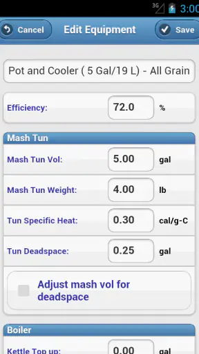 BeerSmith 3 Mobile Homebrewing screenshot 5