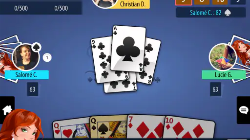 Belote & Coinche Multijoueur screenshot 12
