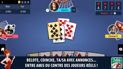 Belote & Coinche Multijoueur screenshot 2