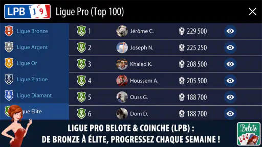 Belote & Coinche Multijoueur screenshot 8