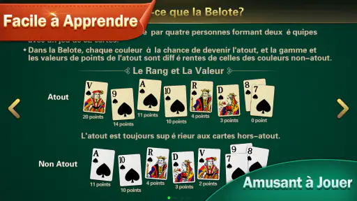 Belote et Coinche - Hors ligne screenshot 5