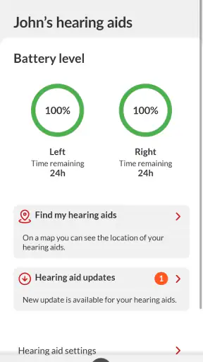 Bernafon App screenshot 4
