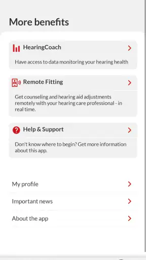 Bernafon App screenshot 6