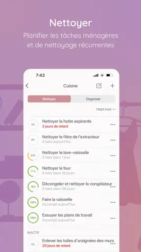 BeTidy » Tâches Ménagères screenshot 3
