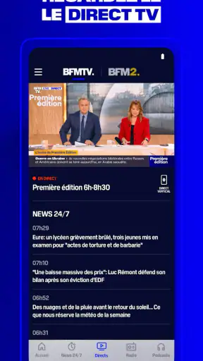 BFM : TV, news, radio en live screenshot 4