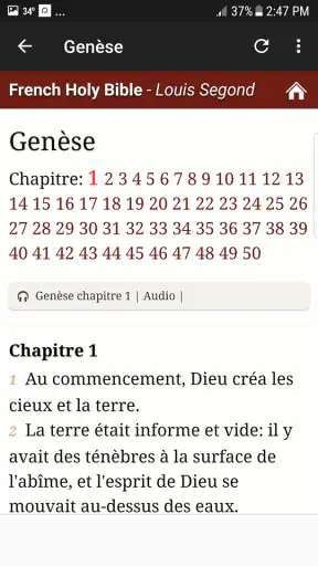 Bible en français Louis Segond screenshot 4