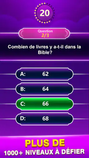 Bible Trivia - Quiz de Mots screenshot 2