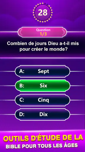 Bible Trivia - Quiz de Mots screenshot 6