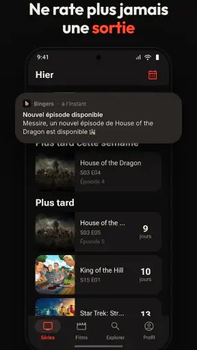 Bingers : séries et films screenshot 2