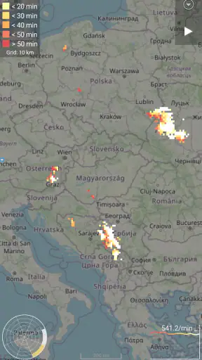 Blitzortung Lightning Monitor screenshot 1
