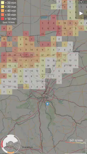 Blitzortung Lightning Monitor screenshot 2