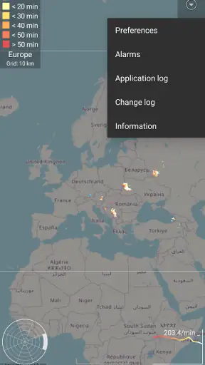 Blitzortung Lightning Monitor screenshot 4