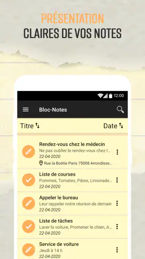Bloc-notes – Notes et listes screenshot 1