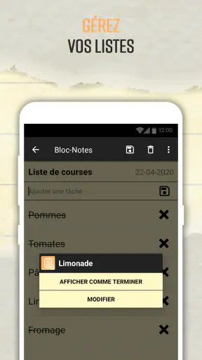 Bloc-notes – Notes et listes screenshot 7