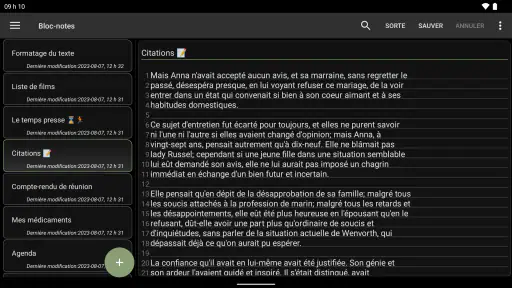 Bloc-notes - notes simples screenshot 10