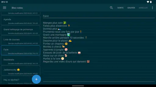 Bloc-notes - notes simples screenshot 11