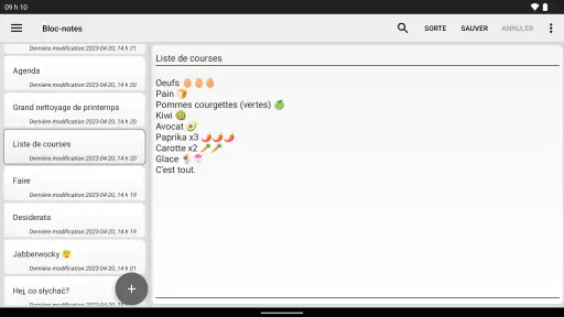 Bloc-notes - notes simples screenshot 12