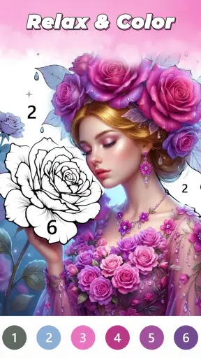 Blossom Color By Number screenshot 2