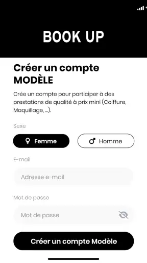 BOOK UP - Réservation modèles screenshot 11