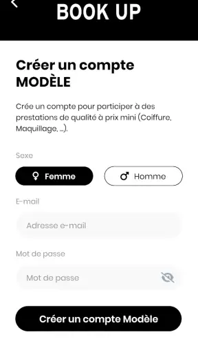 BOOK UP - Réservation modèles screenshot 5