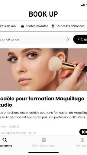 BOOK UP - Réservation modèles screenshot 8