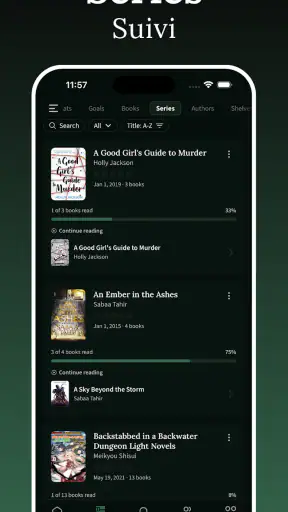 BookPine: Suivi de Lecture screenshot 5