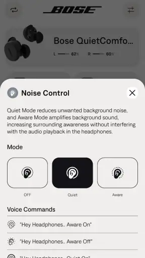 Bose QC Earbuds screenshot 6