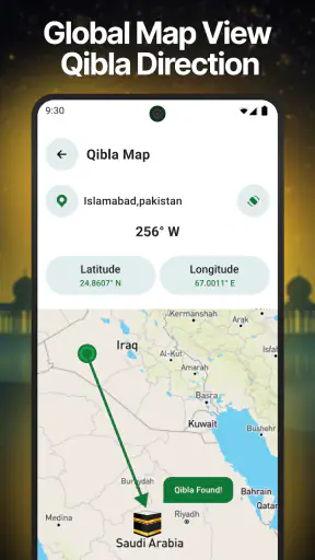 Boussole Qibla-Qibla Direction screenshot 8